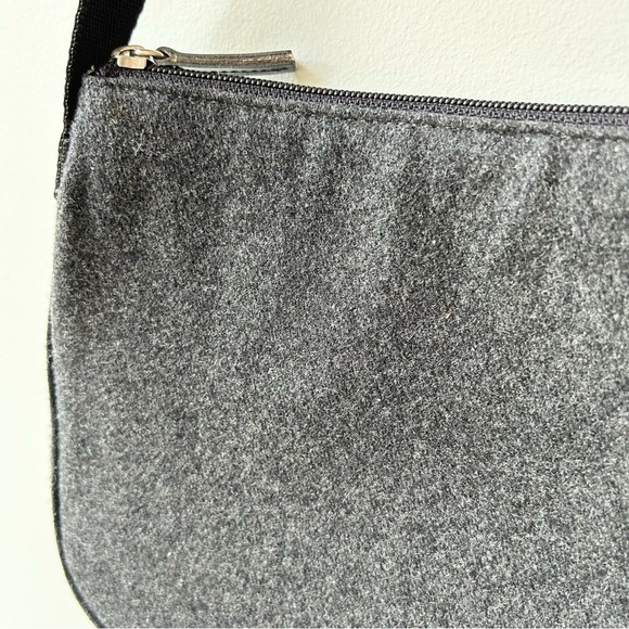 vintage Gap wool slimline zip top shoulder bag - Picture 3 of 6
